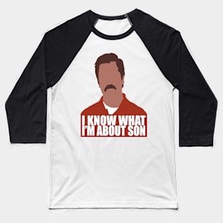 I know what i'm about son Baseball T-Shirt